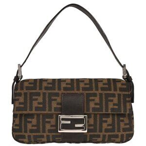 Fendi Brown Zucca Baguette Handbag 2308-26424-018 177582